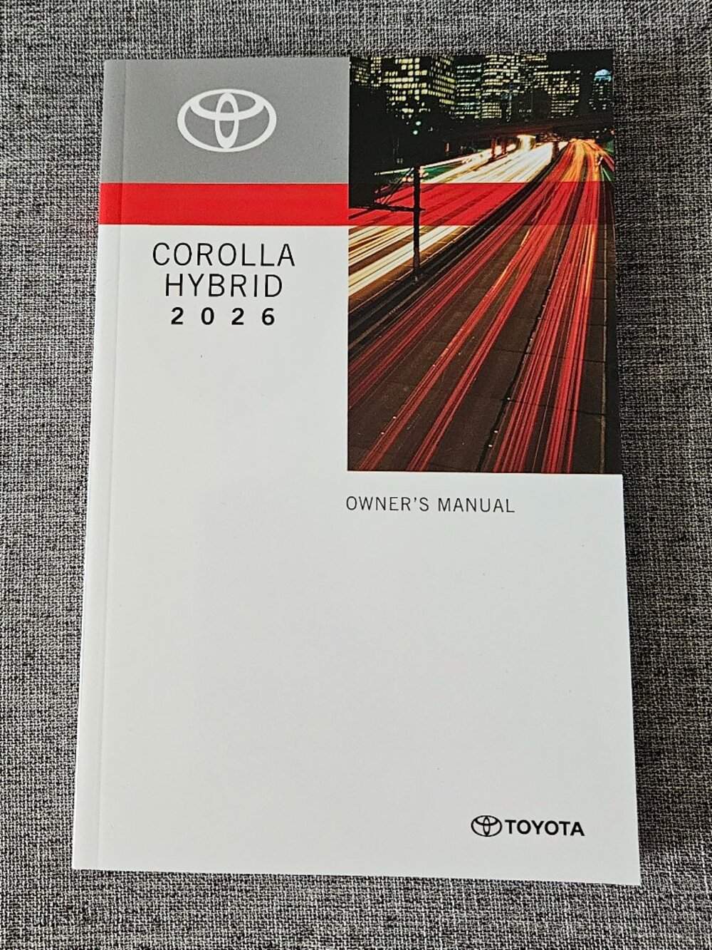 2026 TOYOTA COROLLA HYBRID Owner's Manual